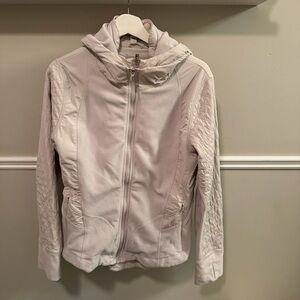 Athleta Hooded Hybrid Fleece Jacket | Quilted Insulated | Women’s M